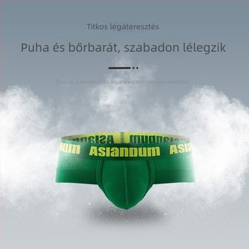 Kis tételben kapható férfi alsónemű regenerált rostokból, alacsony derekú boxer-brief, bambusz rost Ice Silk, lélegző és kényelmes.