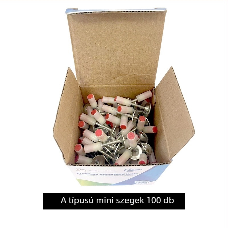 Minden‑egyben szegbelövő pisztoly mennyezet‑telepítéshez — rögzítő eszköz elektromos, víz- és klímaberendezések szereléséhez
