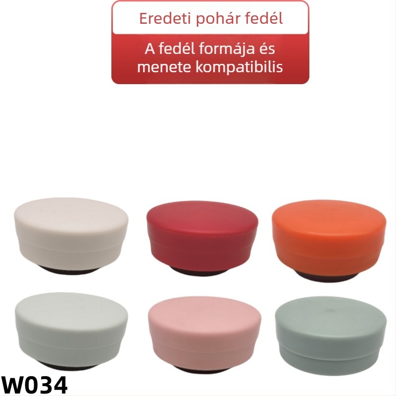 W034 Külső szivárgásmentes fedél pohárhoz és termoszhoz – cserefedél kiegészítő