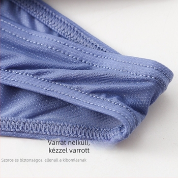 Új ice silk férfi tanga, lélegző nyári fehérnemű, egyszínű.