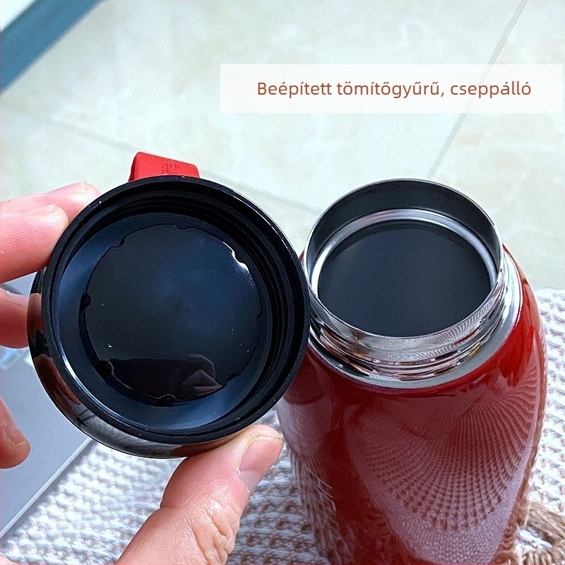 Szigetelt mini termosz pohár – kompakt, hordozható, egyszerű dizájn kültéri használatra