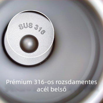 Diákoknak szánt termosz, nagy kapacitású, 316 rozsdamentes acélból, hordozható, minimalist Instagram-stílusú palack teafülével
