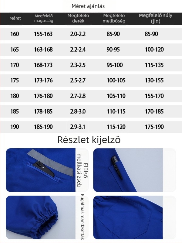 Kapucnis overál autójavításhoz — por- és piszokálló munkaruha tavasz–őszre