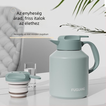 Fuguang asztali termosz 304 rozsdamentes acélból, nagy kapacitású, otthoni használatra, hordozható teainfúzó, megtartja a hőt, 2000 ml