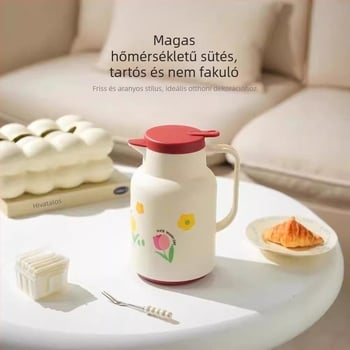 Nagy kapacitású otthoni termosz üvegbelsővel