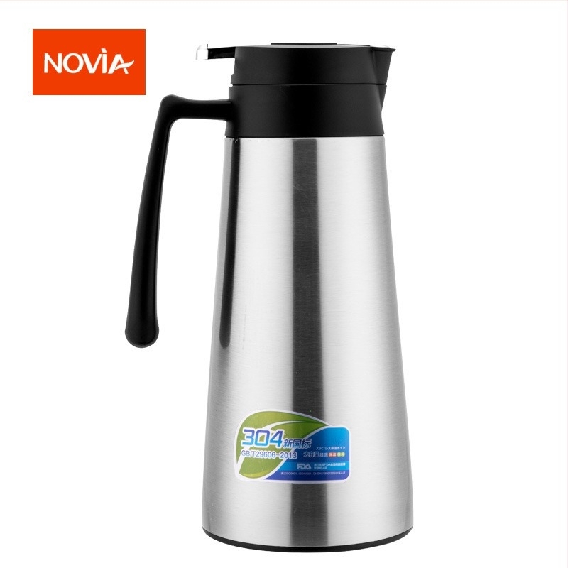 Noviya Tianjiao vákuum kávétermosz, belseje 304 rozsdamentes acél, izolált, 1,6 L