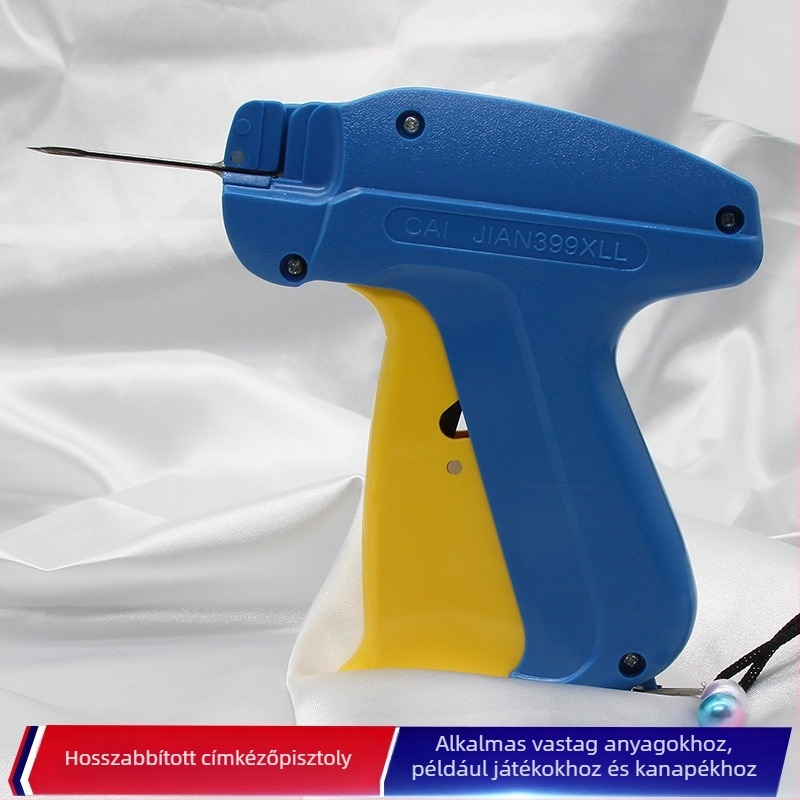 Hosszított címkéző pisztoly zoknik és plüssjátékok címkézésére