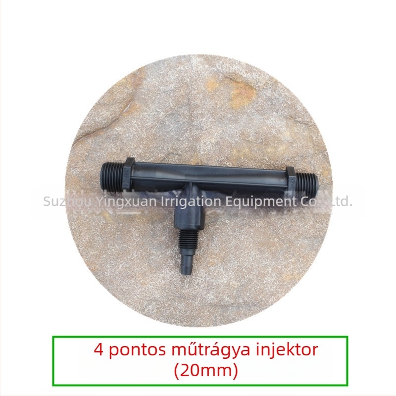 Venturi műtrágyaszívó injektor, permetező, csepegtető öntözéshez, gyümölcsfa öntözési rendszer