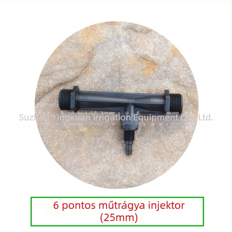 Venturi műtrágyaszívó injektor, permetező, csepegtető öntözéshez, gyümölcsfa öntözési rendszer