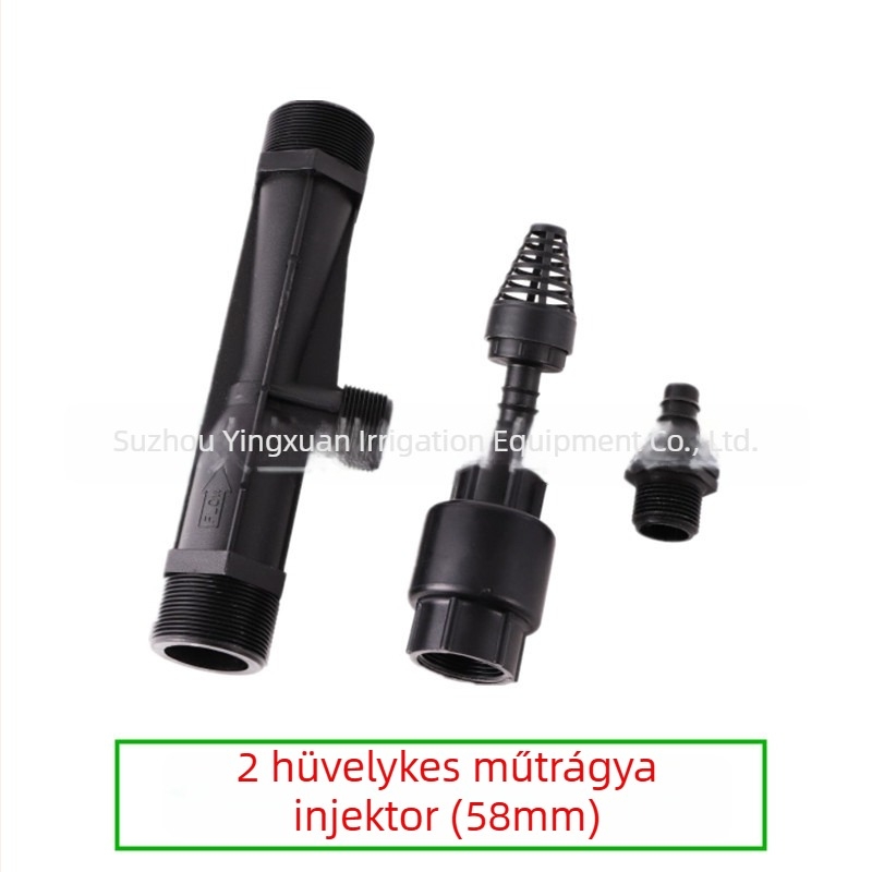 Venturi műtrágyaszívó injektor, permetező, csepegtető öntözéshez, gyümölcsfa öntözési rendszer