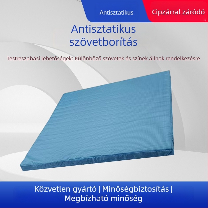 Egyedi EVA munkaasztal antisztatikus textilborítással, habosított panelborítással, összeszerelő sorhoz való asztali matt és vastag kopásálló textil táska.
