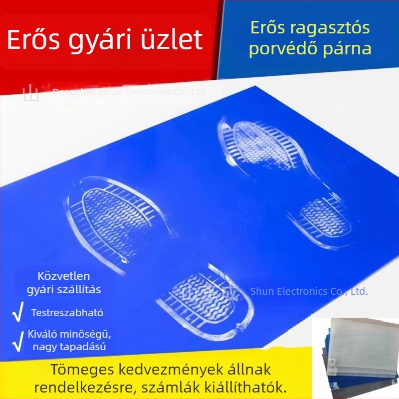 Pormentes műhely ragasztó párnák, magas tapadású tisztító párnák tiszta helyiségekhez és laboratóriumokhoz, téphető típus, testreszabható