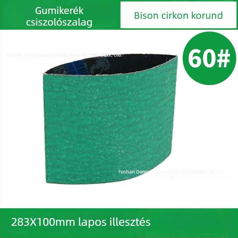 283x100 mm csiszoló szalag VSM gumírozott csiszoló görgővel, hópehely mintával, hegesztéshez és csiszoláshoz
