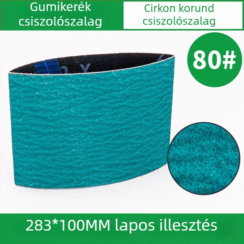283x100 mm csiszoló szalag VSM gumírozott csiszoló görgővel, hópehely mintával, hegesztéshez és csiszoláshoz