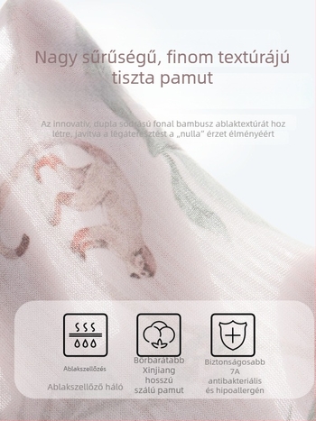 Gyermekeknek szúnyogriasztó pamut nadrág, uniszex, nyár