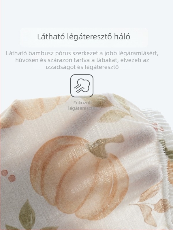 Gyermekeknek szúnyogriasztó pamut nadrág, uniszex, nyár