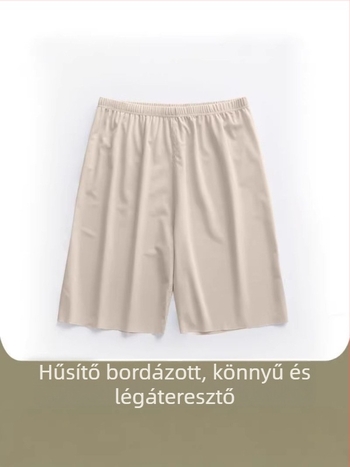 Férfi nyári ICE-SILK rövidnadrág, könnyű, gyorsan száradó, rugalmas sport rövidnadrág otthonra és alváshoz, kapri hossz.