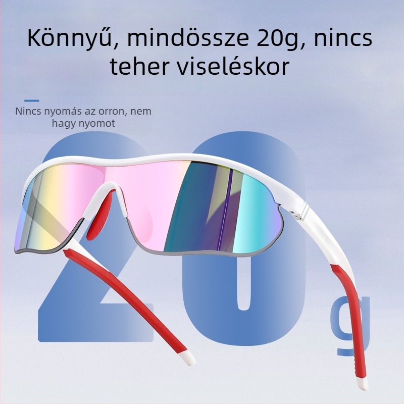 Női futó szemüveg kültérre UV védelemmel, szélvédett, polarizált, maratonhoz