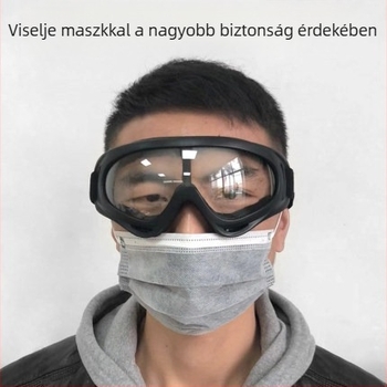 Brother Locke kerékpáros szemüveg, teljes burkolattal, páramentesítő, porálló, fröccsenés elleni védelem, uniszex