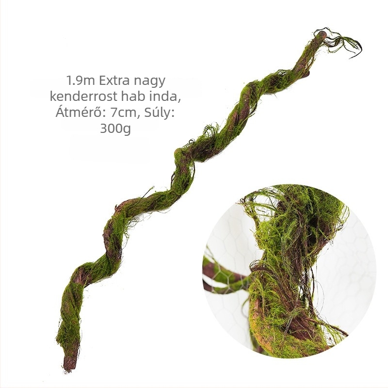 Mesterséges zöld fal növény rattan ágakkal, beltéri dekorációhoz, csokor 100–200 cm