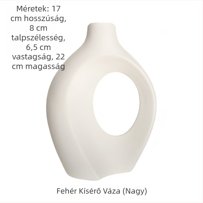 Kerámia dísztárgyak mesterséges virágokkal, nappalira, elegáns művészi megjelenés, teljes készlet