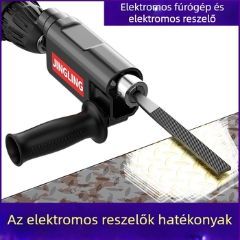 Fúró elektromos reszelővé alakító konverter, kompakt csiszoló- és reszelő eszköz faragáshoz, finomításra és polírozásra faiparban