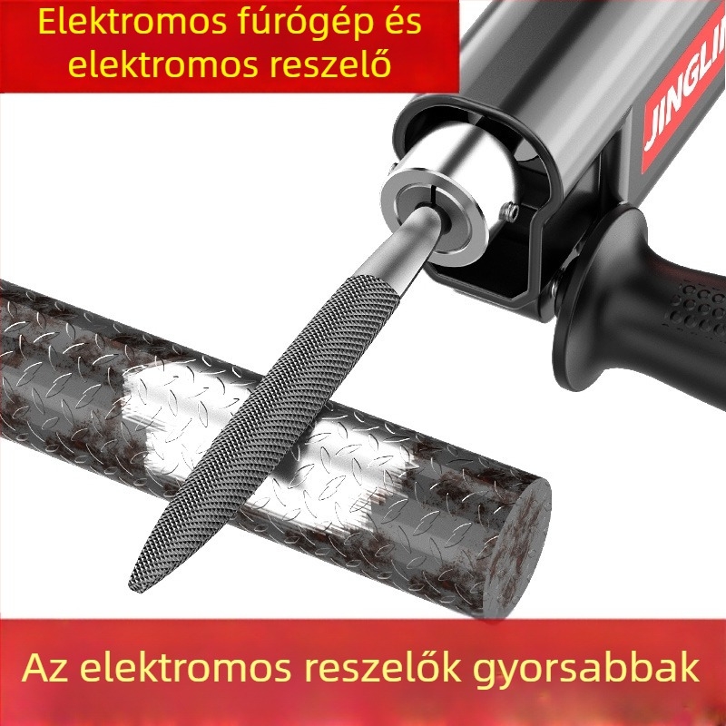 Fúró elektromos reszelővé alakító konverter, kompakt csiszoló- és reszelő eszköz faragáshoz, finomításra és polírozásra faiparban