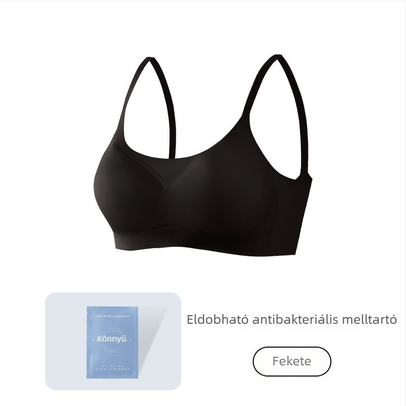 Egyszer használatos női melltartó egyedi csomagolásban, antibakteriális, mosás nélkül, varrásmentes, lélegző, utazásbarát és támogató