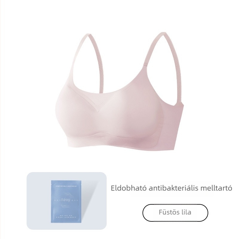 Egyszer használatos női melltartó egyedi csomagolásban, antibakteriális, mosás nélkül, varrásmentes, lélegző, utazásbarát és támogató