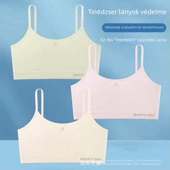 Lányoknak seamless csőtop sportmelltartó, ultra vékony formázott kosarakkal