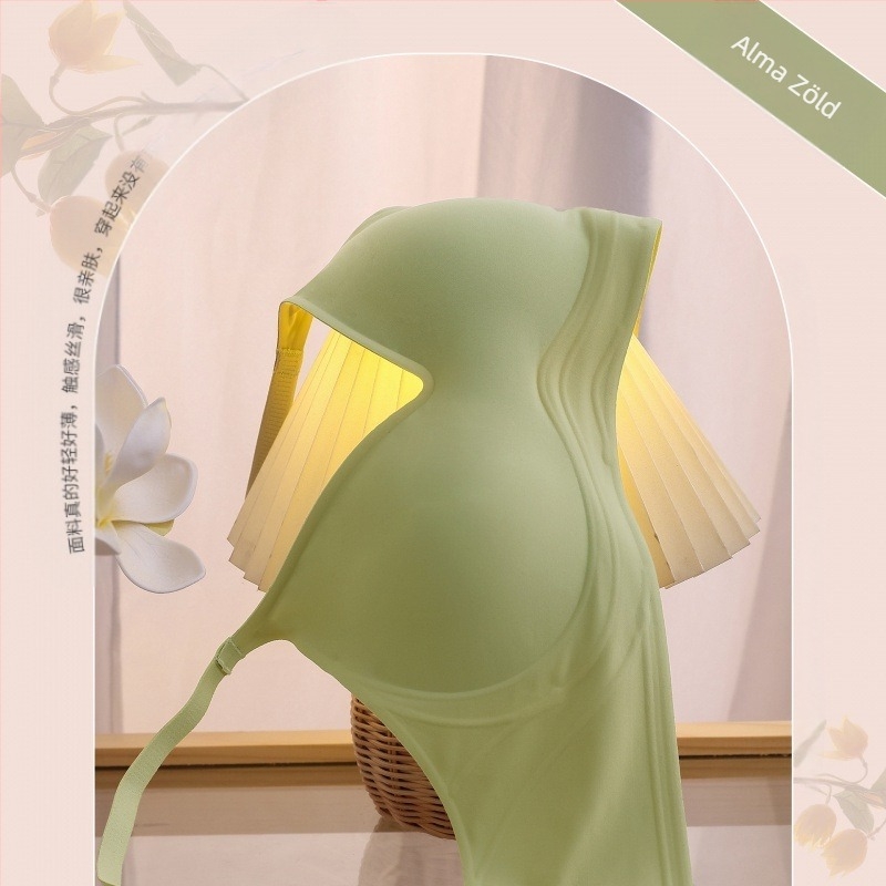 Milk Silk seamless vezeték nélküli melltartó nőknek, kis mellemhez, enyhe push-up, 3D puha támasz, vékony kosár