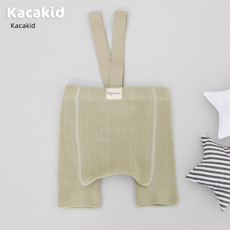Pamut nyári overál pántokkal babáknak és kisgyermekeknek, unisex, 1–3 éves
