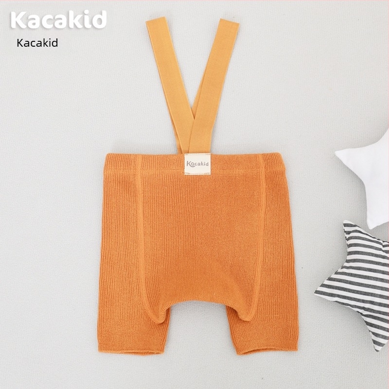 Pamut nyári overál pántokkal babáknak és kisgyermekeknek, unisex, 1–3 éves