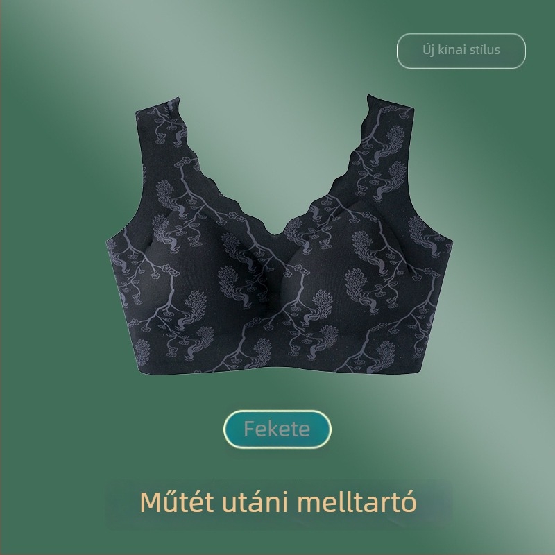 Mellműtét utáni varrat nélküli melltartó, emelést és hátsó formázást biztosítva