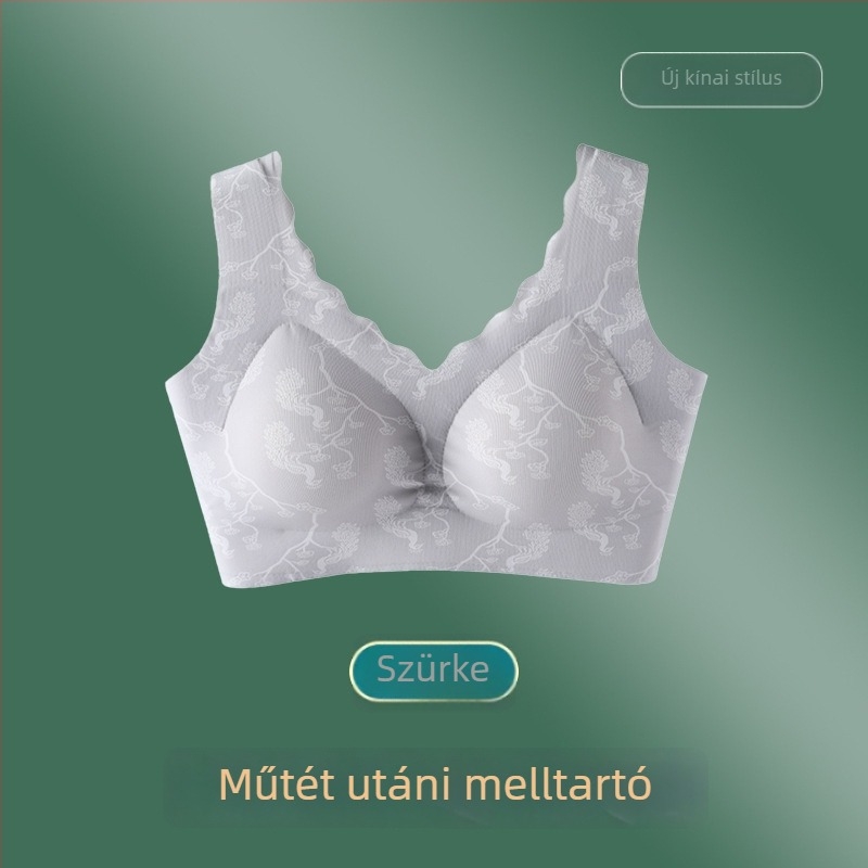 Mellműtét utáni varrat nélküli melltartó, emelést és hátsó formázást biztosítva