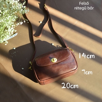 Kézzel készített vintage marhabőr női táska, növényi cserzésű bőrrel, mini crossbody, mindennapi stílus, japán stílusú telefon-táska