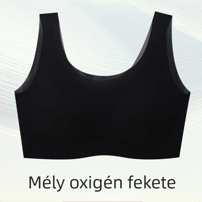 Jégselyem Seamless női melltartó, drót nélküli, lélegző, vest-stílusú vékony bandeau