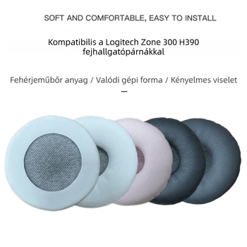 Logitech Zone 300/H390 fülpárnák bőr borítással