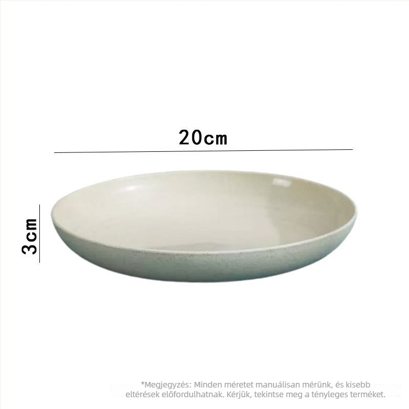 Megvastított egyszer használatos műanyag tányérokból álló étkészlet, élelmiszerbiztonsági minőségű, tortákhoz, bulikhoz és piknikekhez