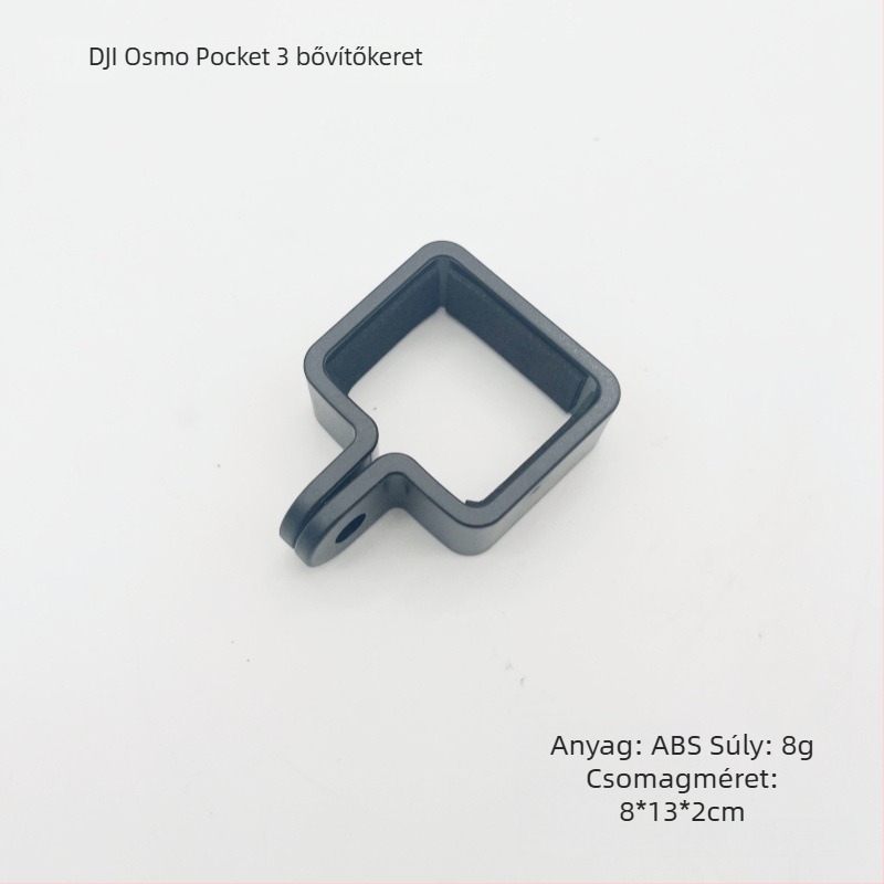 DJI Osmo Pocket 3 adaptertartó, műanyag bővítő a gimbalhoz, kompakt kamera rögzítő keret