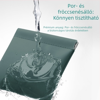 Egyszerű, egyszínű pénztárca – kompakt tároló érmekhez, fülhallgatókhoz, kábelekhez és rúzsokhoz