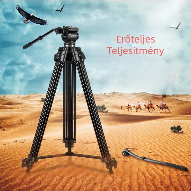 Weifeng WF717 alumíniumötvözetes állvány hidraulikus pan-tilt fejjel, 1,8 m