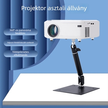 Mini projektor falra szerelhető tartó, összecsukható és állítható vas tartó