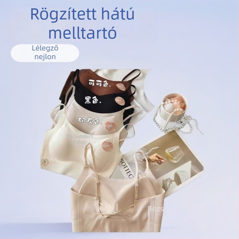 My Vivi 5035 Női melltartó vékony pántokkal, hátul keresztbe, kivágott hátsó dizájn