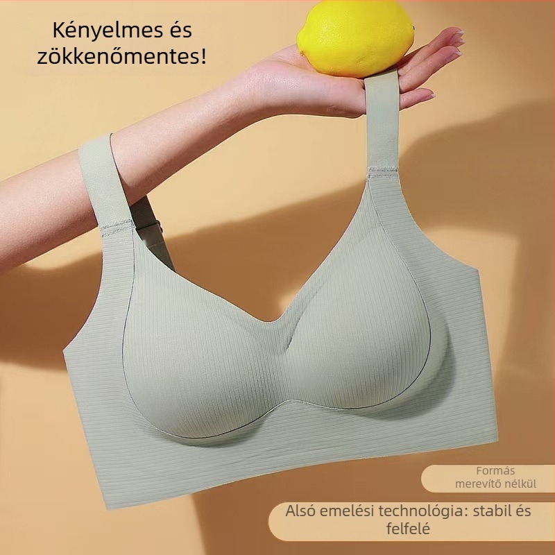 Plusz méretű varrás nélküli melltartó, puha támasztással, zökkenőmentes kivitel, felhúzza és összegyűjti a melleket, megakadályozza a megereszkedést
