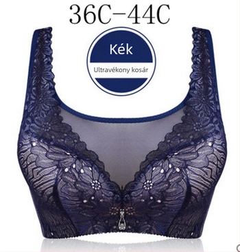Ducheng Liren 3011 Vezeték nélküli melltartó, C kosár, tanktop-stílus, teljes lefedettség, piros
