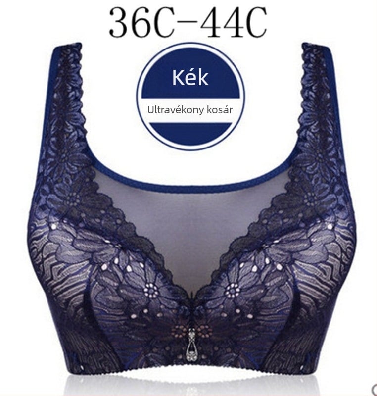 Ducheng Liren 3011 Vezeték nélküli melltartó, C kosár, tanktop-stílus, teljes lefedettség, piros