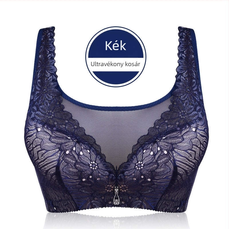 Ducheng Liren 3011 Vezeték nélküli melltartó, C kosár, tanktop-stílus, teljes lefedettség, piros