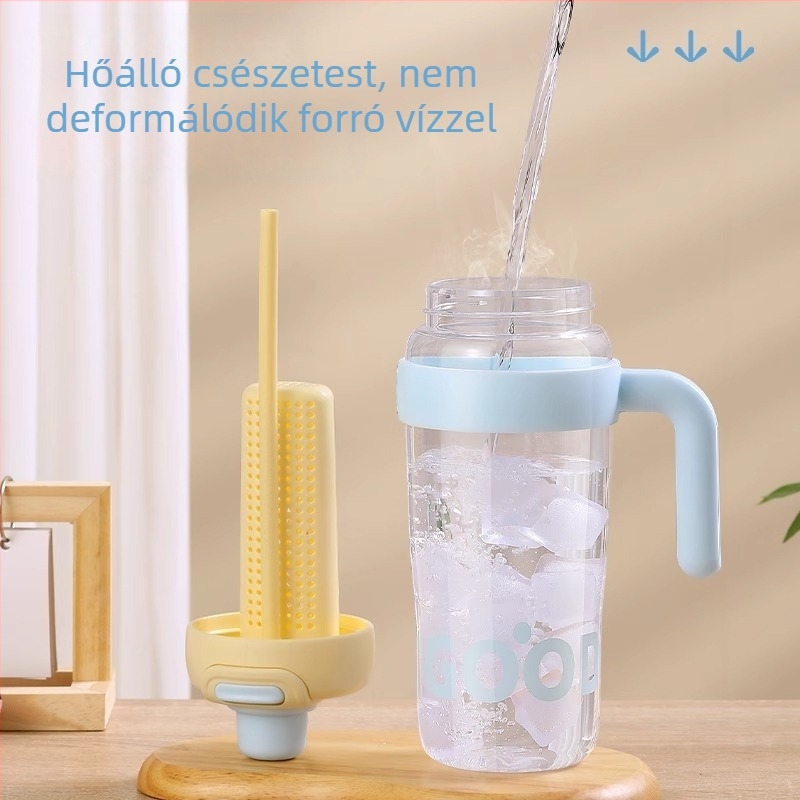 Nagy kapacitású szívószálas pohár lányok számára, 2025-ös modell, nyári női pohár, kifinomult luxusérzet
