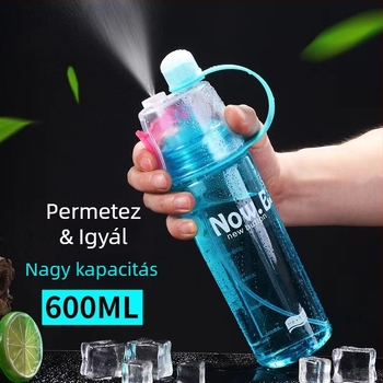 Polikarbonátból készült spray- és szívószálas vízital kültéri sportokra, szivárgásmentes